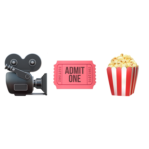 🎥🎟🍿 Emoji Domain iOS rendering